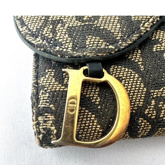 Authentic Dior Long Wallet Purse Saddle Trotter Canvas From 💝 - Picture 4 of 10